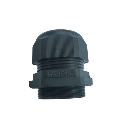 Grippes Cable Gland M50 30-32mm black plastic threaded connector for cable management