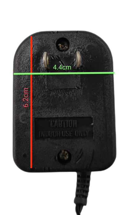 Black wall charger with two metal prongs and caution label Cellphone Charger for Ericson Old mode