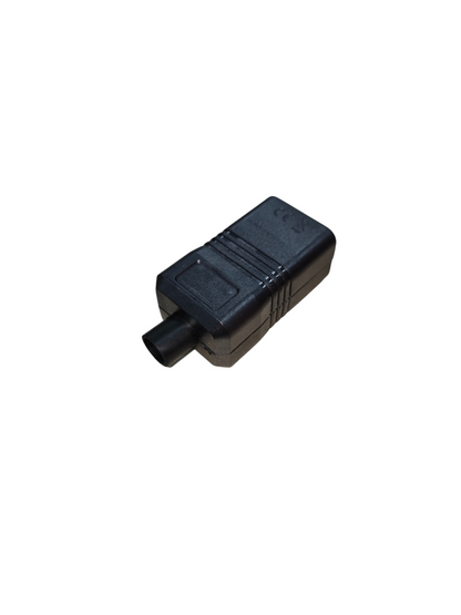 Black Computer Power Plug C20 electrical connector part for power supply