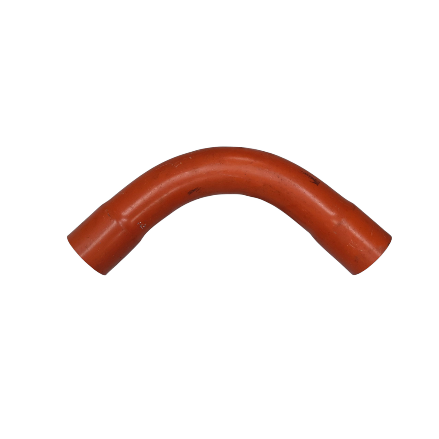 Atlanta Elbow for Electrical Wiring 75mm in orange PVC for durable electrical conduit connections