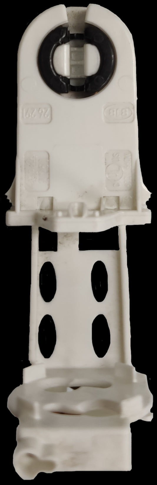 BJB white fluorescent tube holder T8 for secure lighting installation and connections