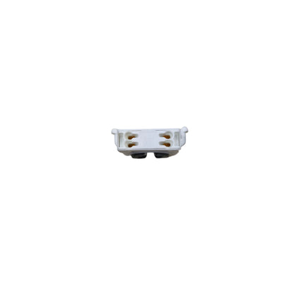 BJB white fluorescent tube holder T8 for secure lighting installation and accessories