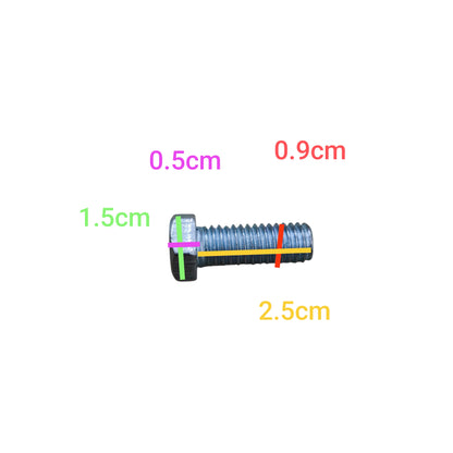 China made hex bolt with dimensions labeled featuring a GI End Cap Screw for secure fastening