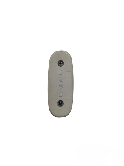 White plastic Hanging Sliding Switch 2A 250V with two screws for power points and plugs