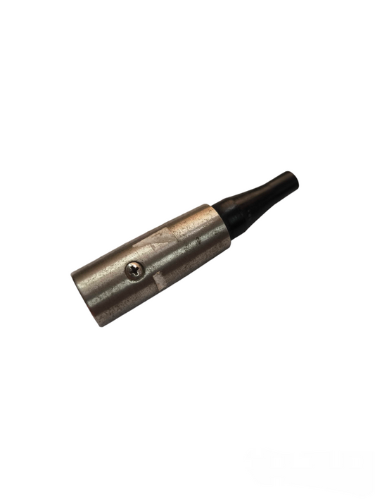 Shure microphone accessory with durable metal build featuring a microphone male plug