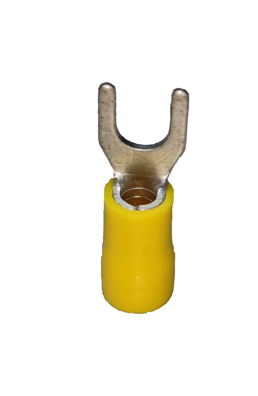 Terminal Lugs Y Type Yellow Insulation fork spade crimp connector insulated cable terminal for wiring