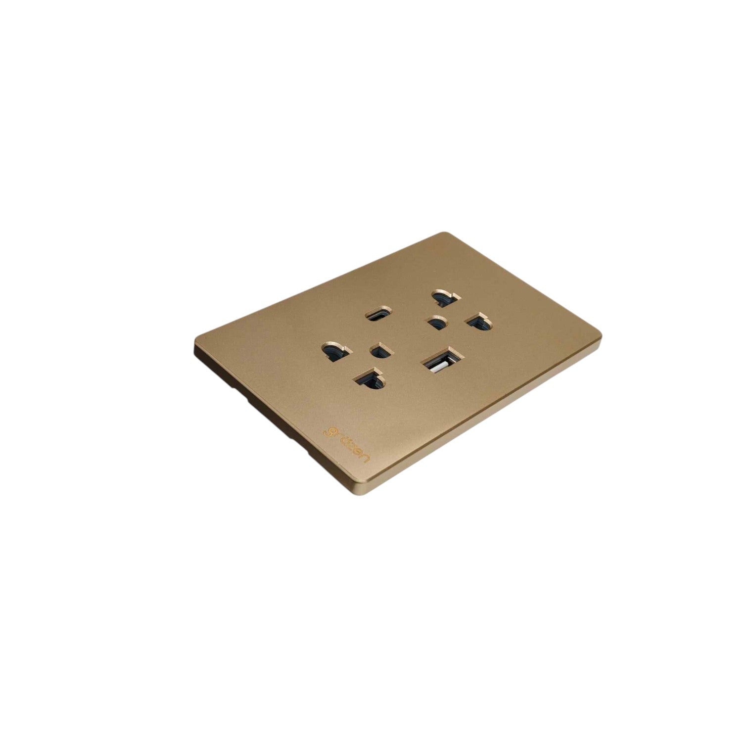 Metal bracket on a white background