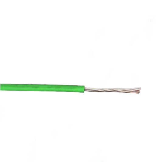 Royu green THHN THWN wire 1 meter with green insulation and exposed copper conductor