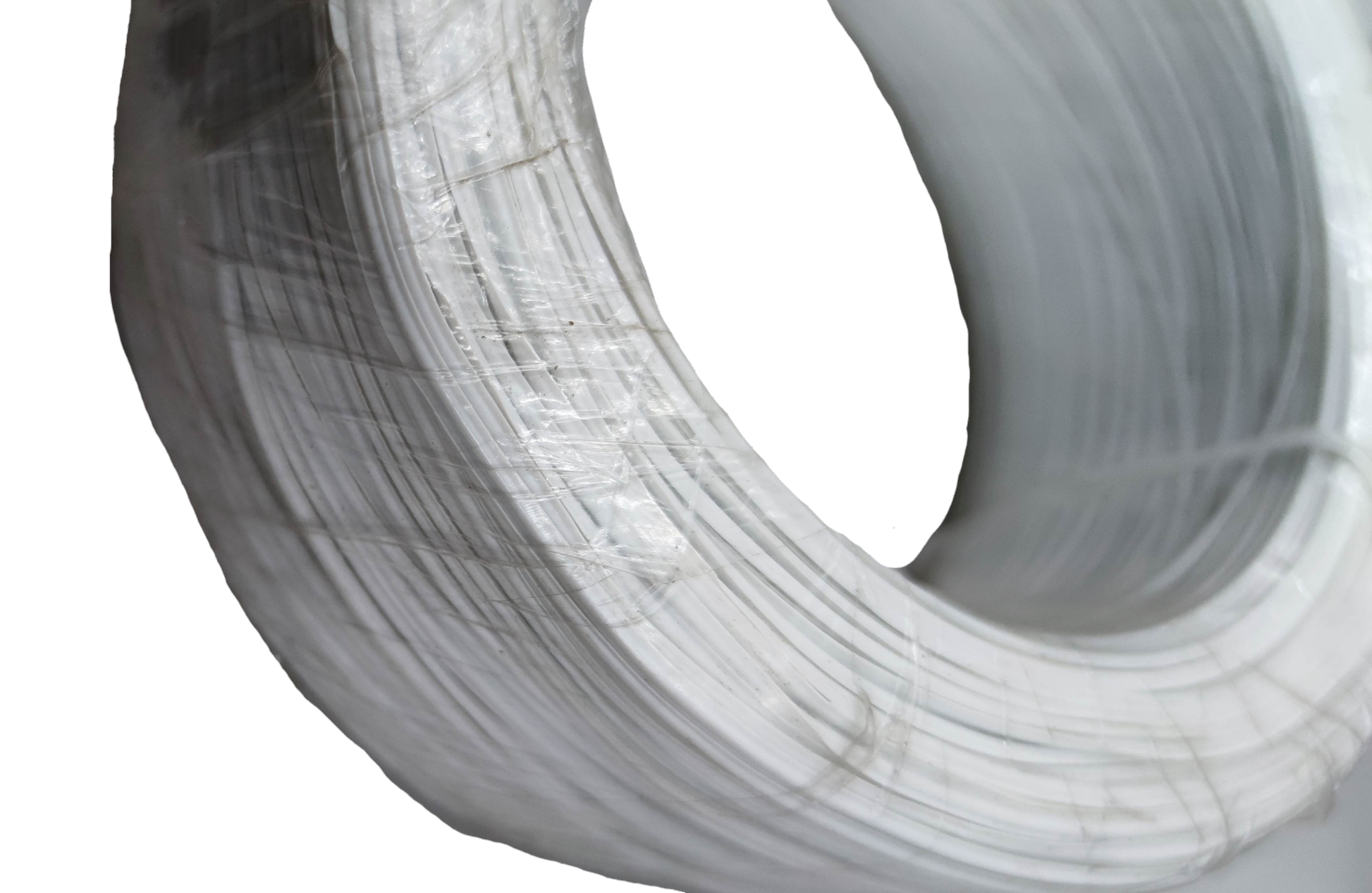 Close-up of coiled China Tie Wire 500 Grams for securing tarps and tie-downs