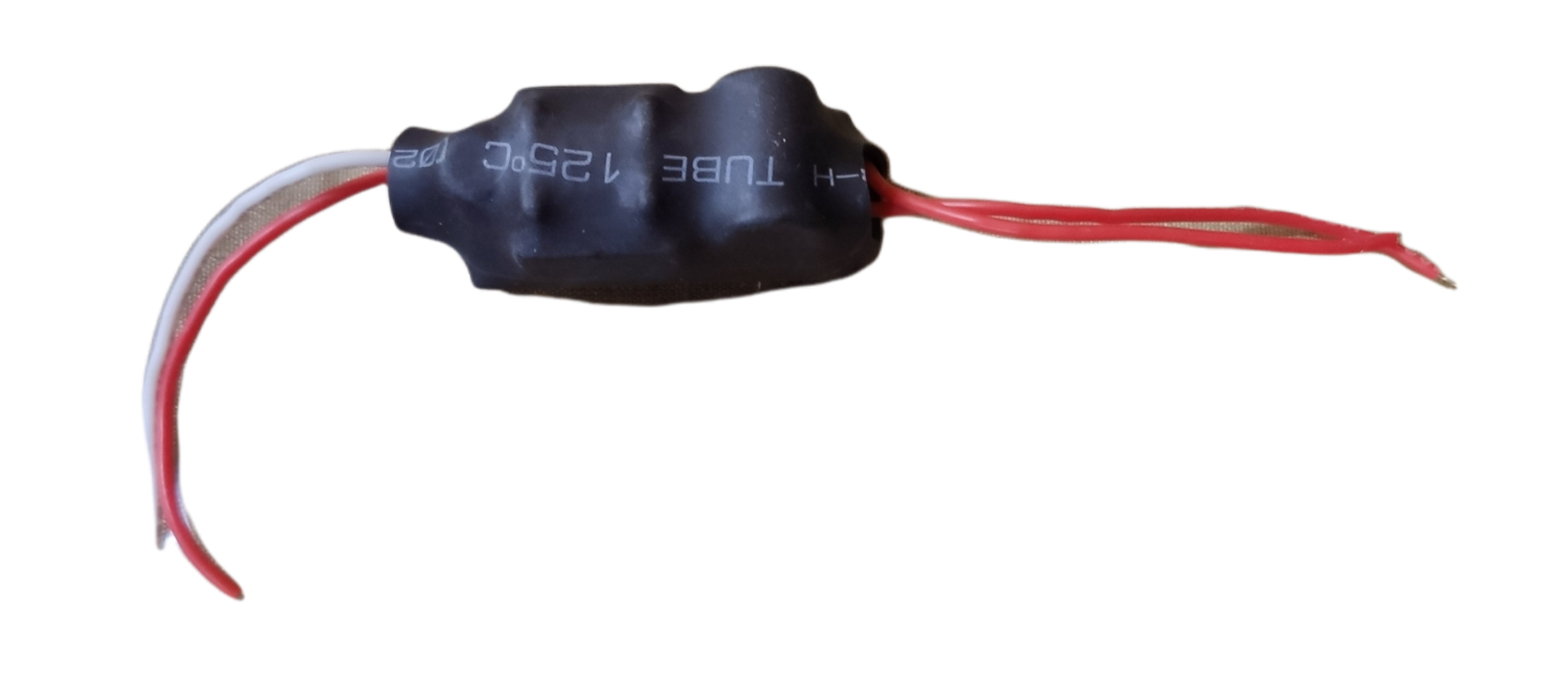 Grippes LED Driver for LED Chips 220V with black casing and red wires for efficient connectivity