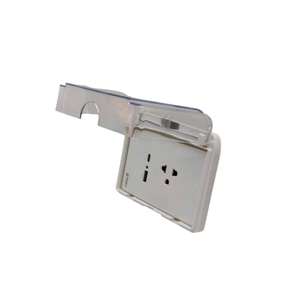 Grazen Weatherproof Plate Cover with Universal with Ground Outlet with USB-C and USB-A 2100mAh 5V DC WC-019-W+GW-014 Available in White, Black, Grey and Gold
