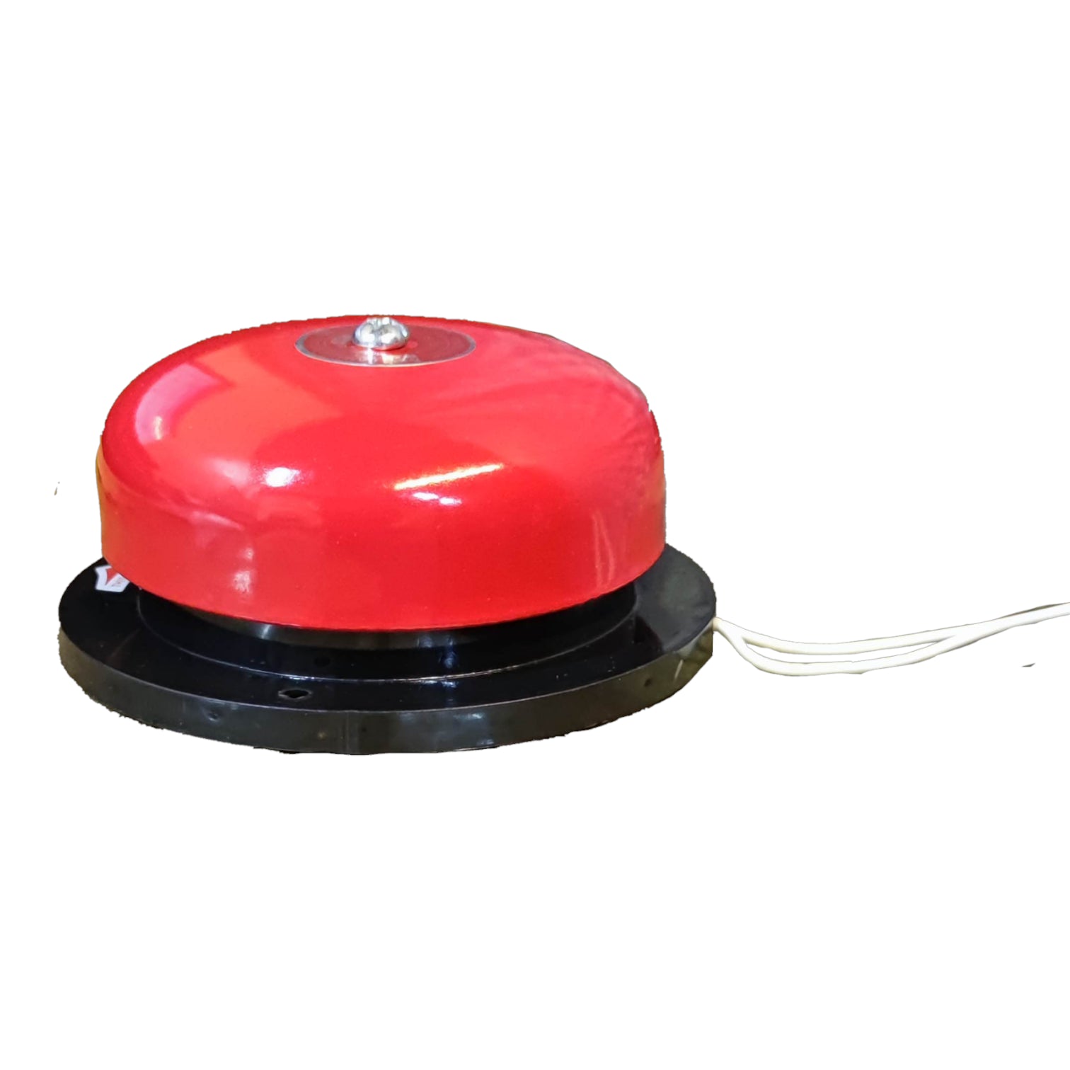 Hallo 4 inch fire alarm bell in bright red color for effective fire alert systems