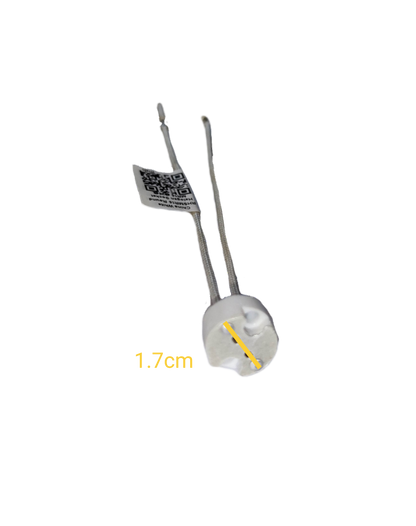 Halogen Pin Type Socket GY5.3 Round 100W white ceramic socket with two wire leads for lighting installation accessories