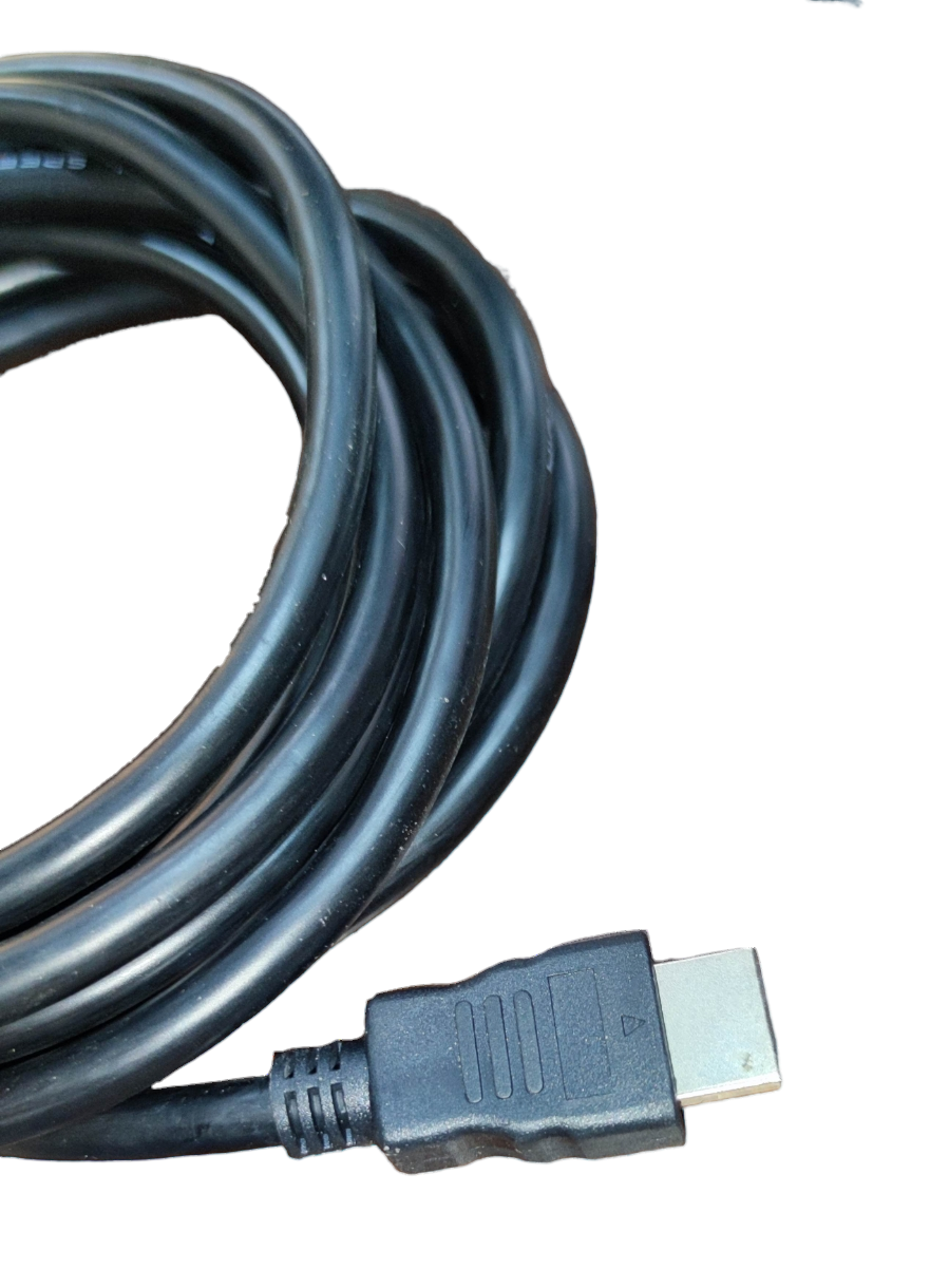 Grippes HDMI 1.4V male to male cord 3 Meters with black flexible cable and connector