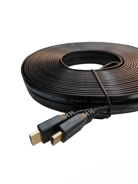 Grippes 20 meter HDMI cable flat type with high-speed data transmission for versatile connections