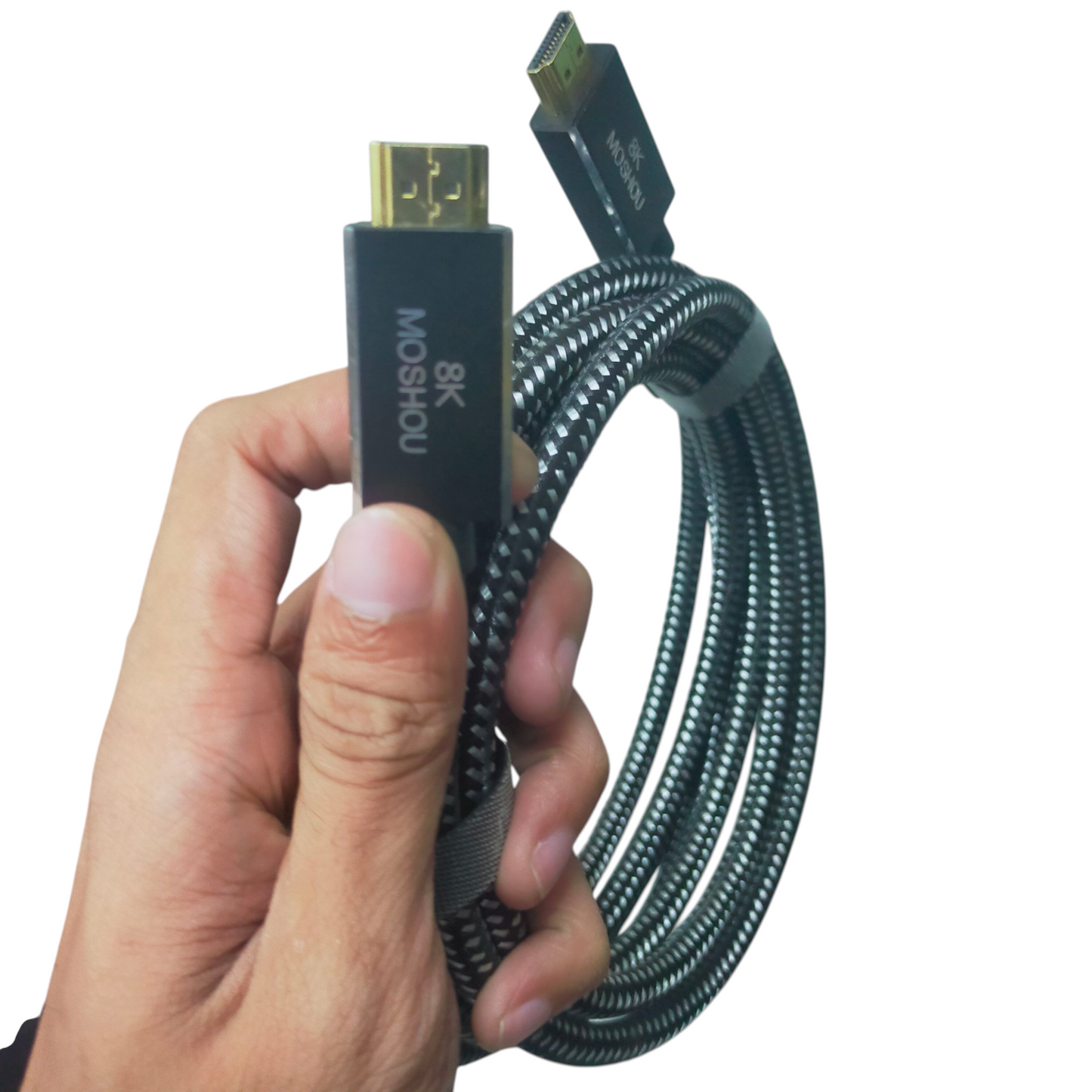 8K HDMI Grippes Cable with Durable Braided Design for Enhanced Connectivity