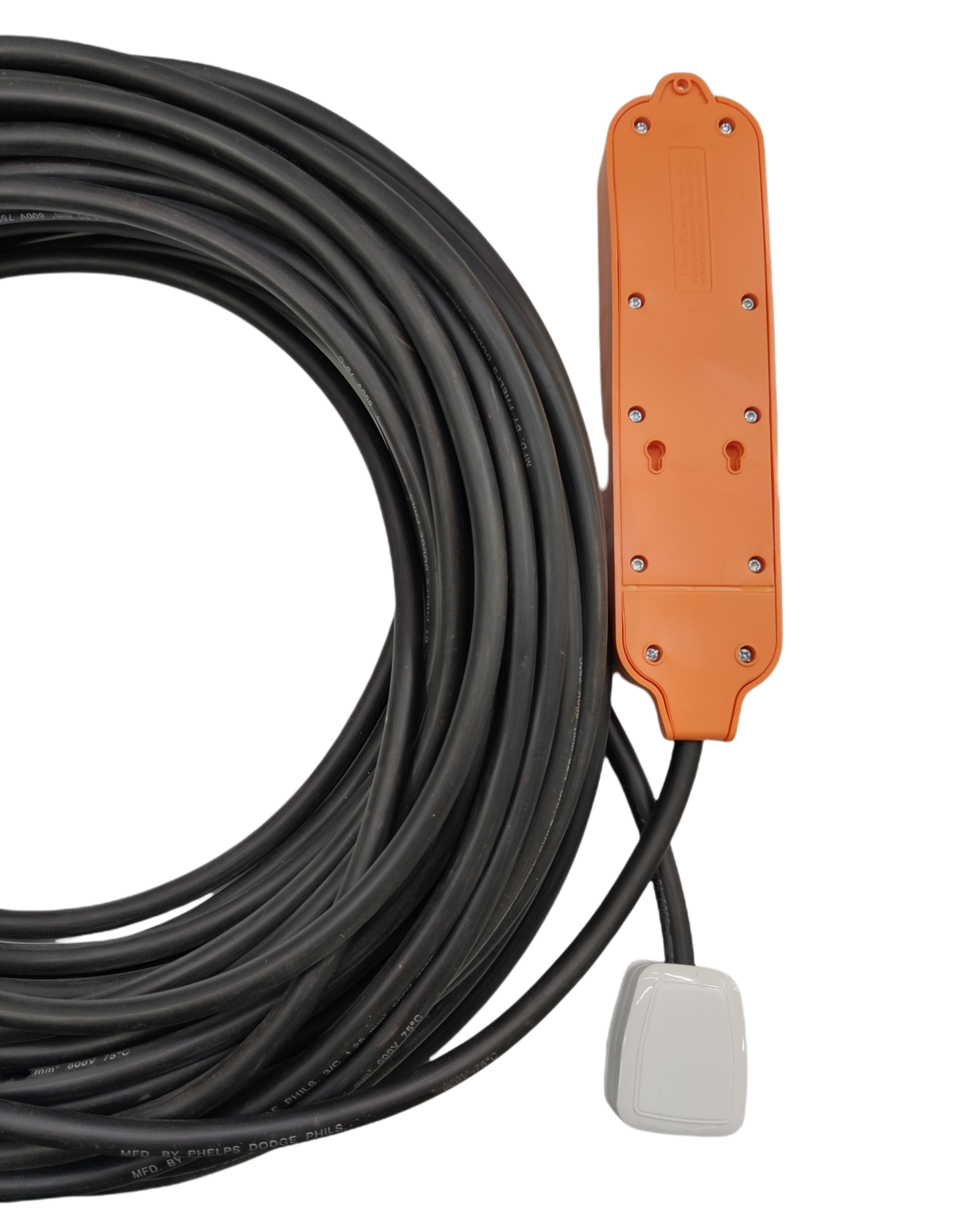 Omni & Phelps Dodge 25 meter heavy duty extension cord with durable design for outdoor use