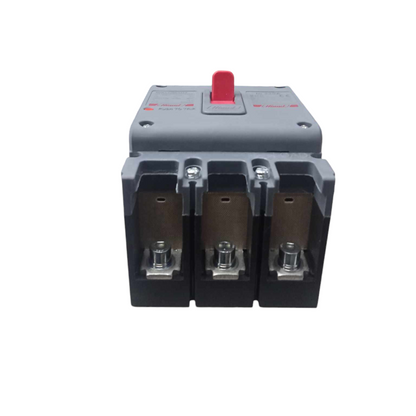 Himel 225A industrial circuit breaker with three terminals for reliable electrical protection