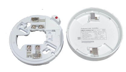 White Smoke Alarm 24V DC Horing LIH base and cover for fire alarm detectors