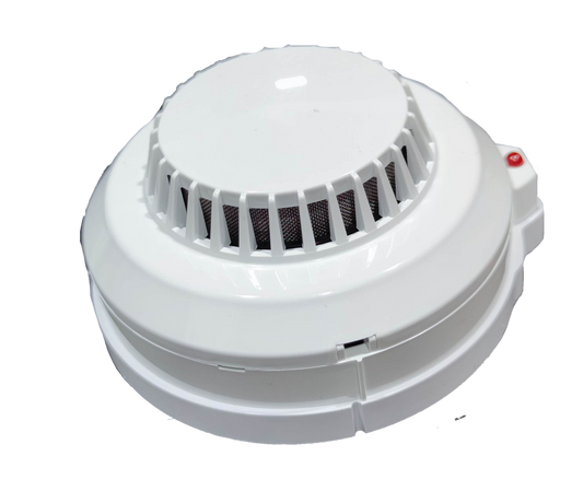 White Smoke Alarm 24V DC Horing LIH smoke detector for fire safety and early warning