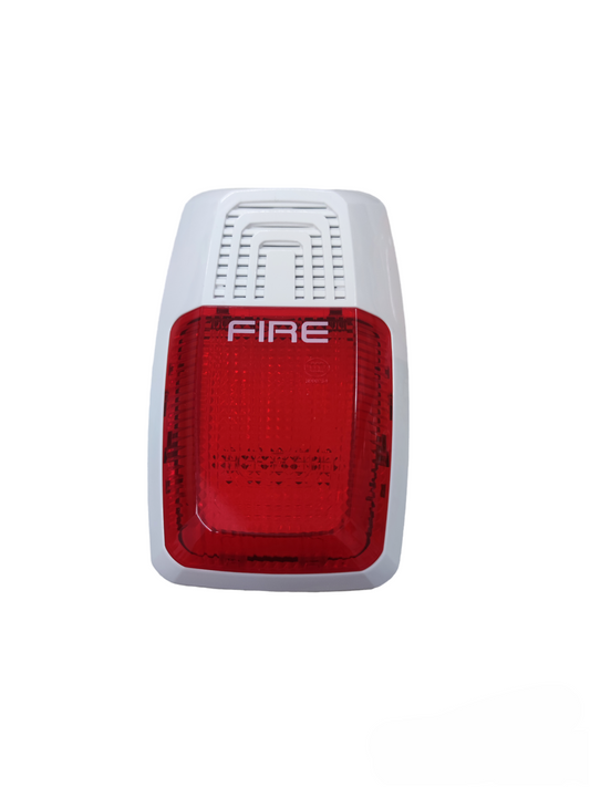 VSAIL Horn Strobe 24VDC VC-6734 fire alarm with red strobe light and white casing