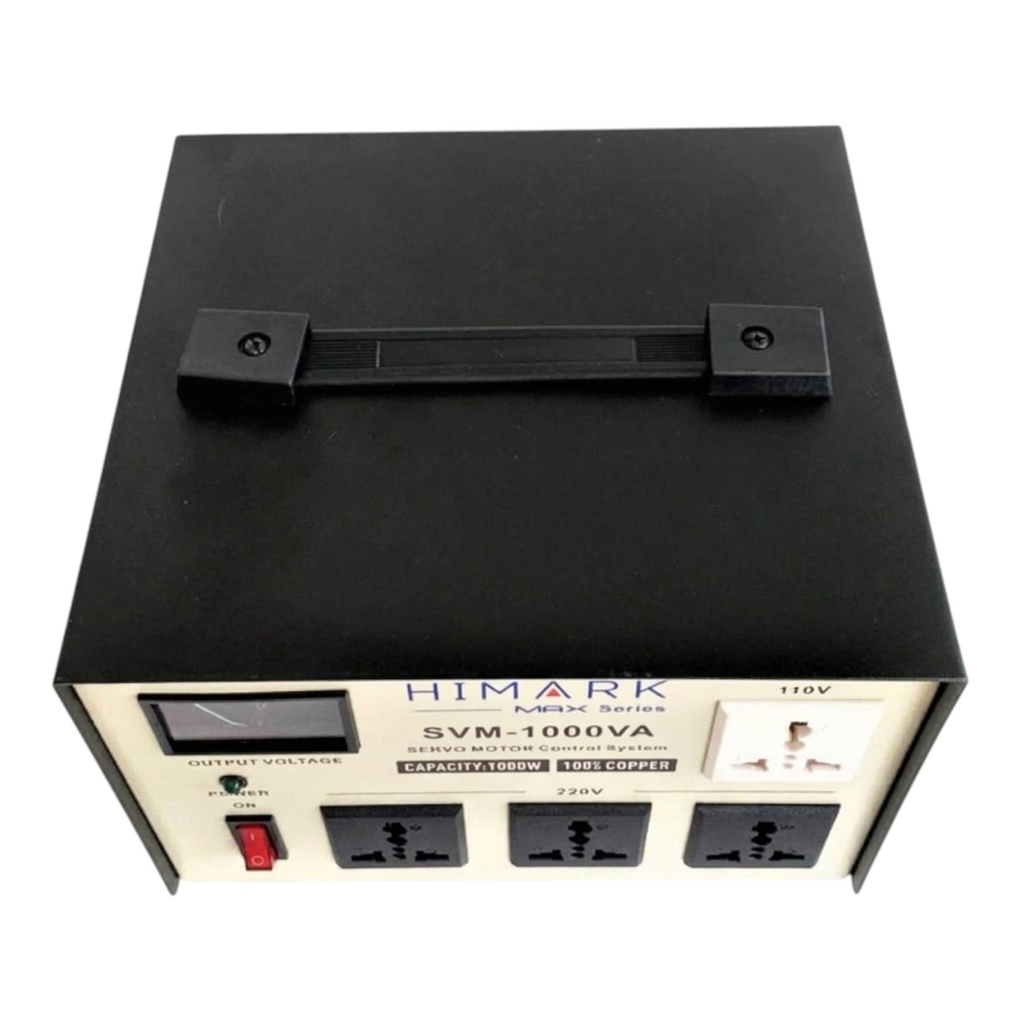 Himark 1000W AVR 4 Universal Socket 3x220V 1x110V Max Series Pure Copper SVM-1000VA