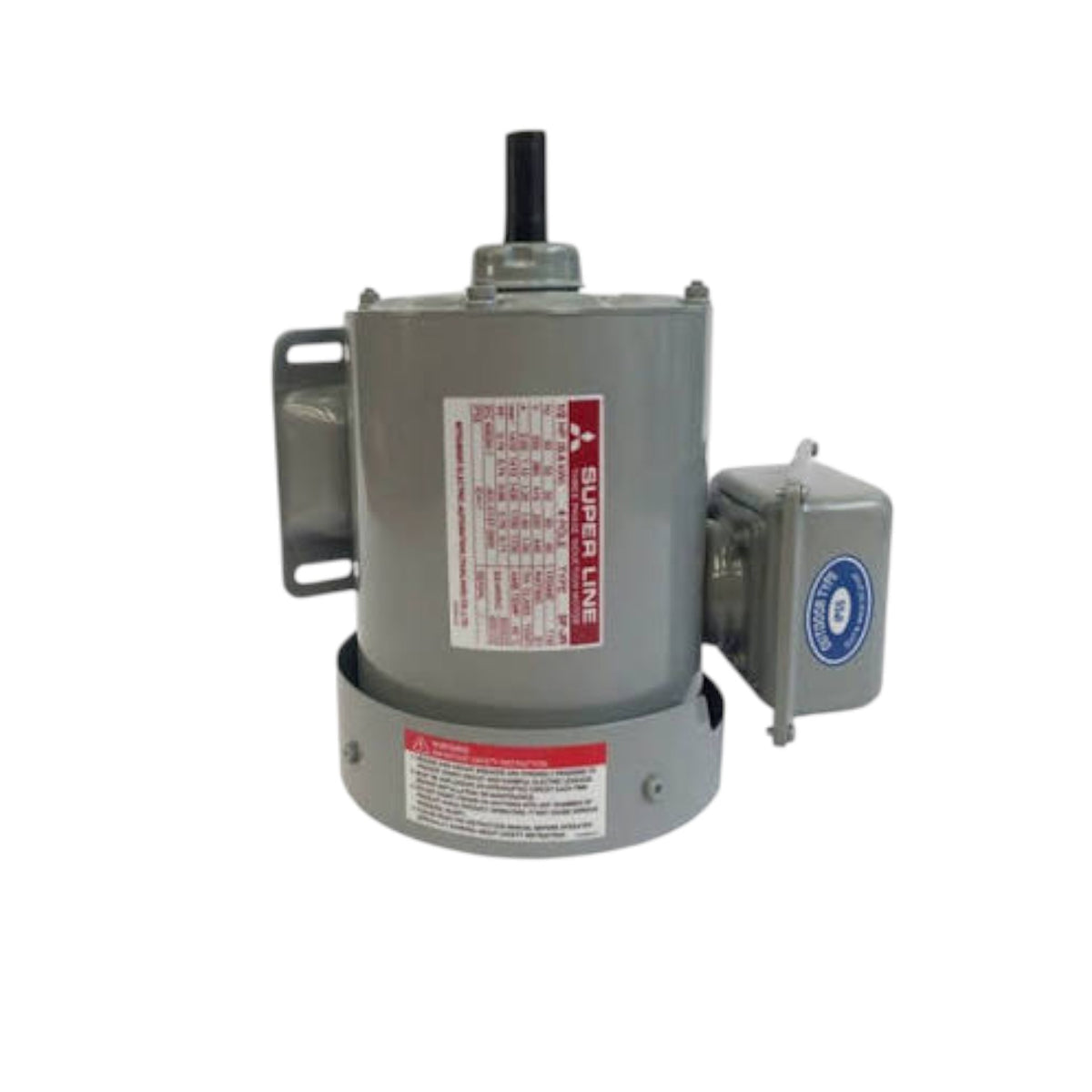 Mitsubishi Electric Motor 3HP 1750RPM 100L 28mm Dia 3Ø 220~440V 6 Leads (LT) Series Steel Plate Frame SF JR(3HP) 4P