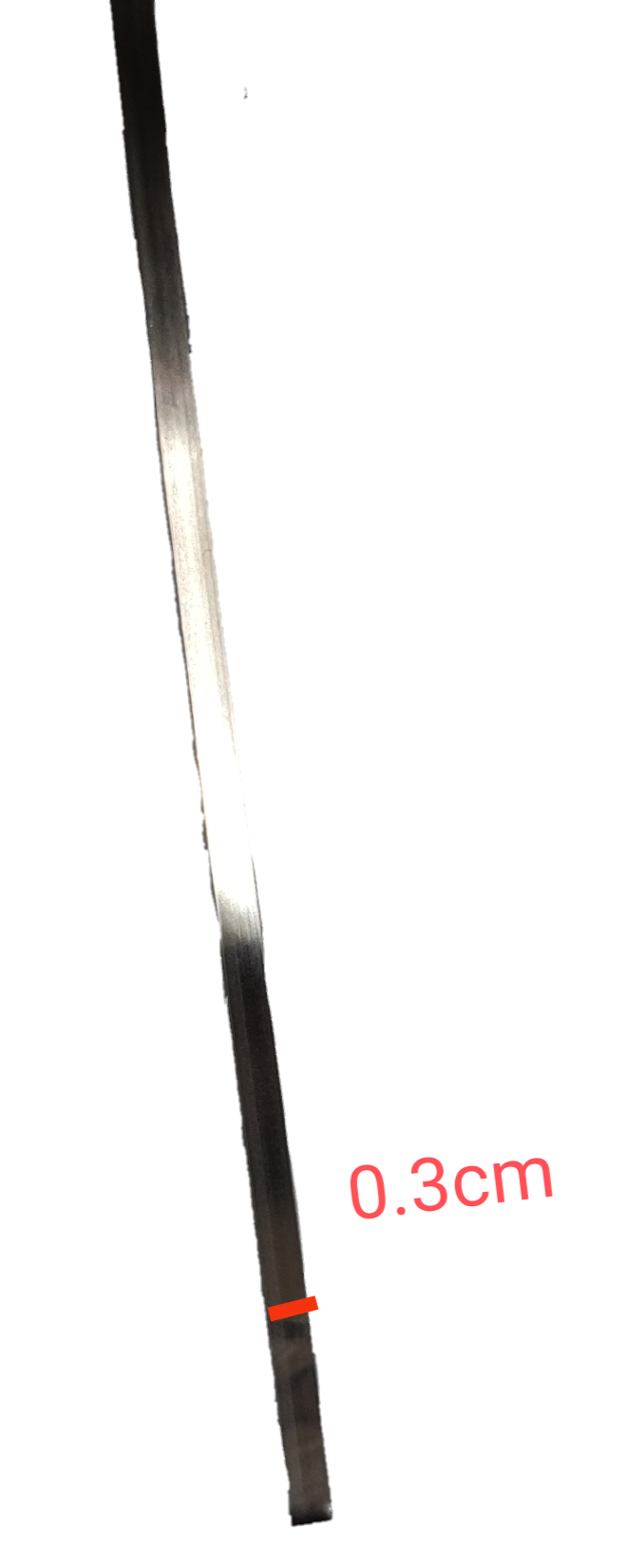 Local brand impulse sealer element measuring 0.3 cm width for hand tool parts and accessories