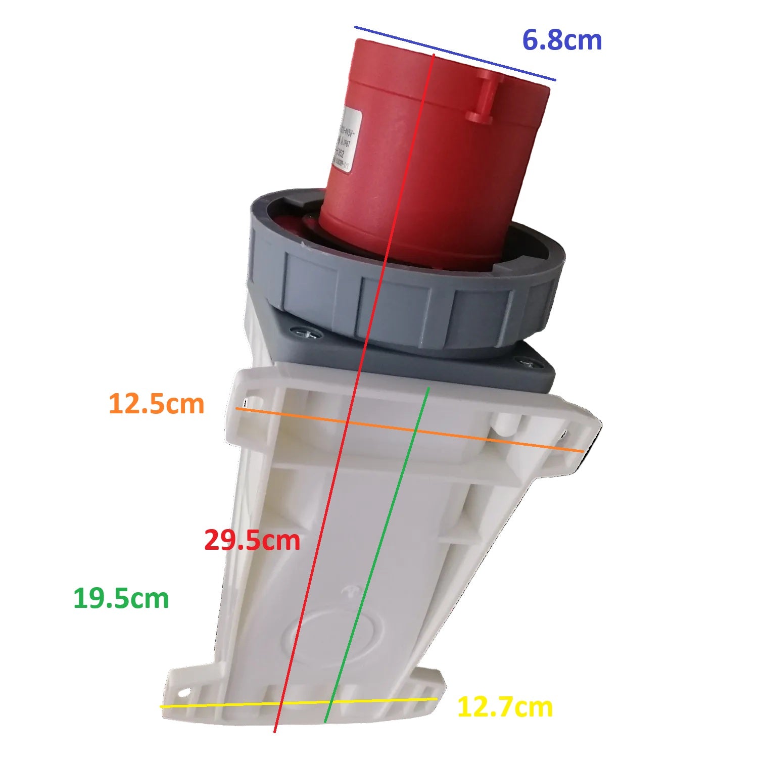 indusrial_Male_Socket_63A_5pins_with_measurement