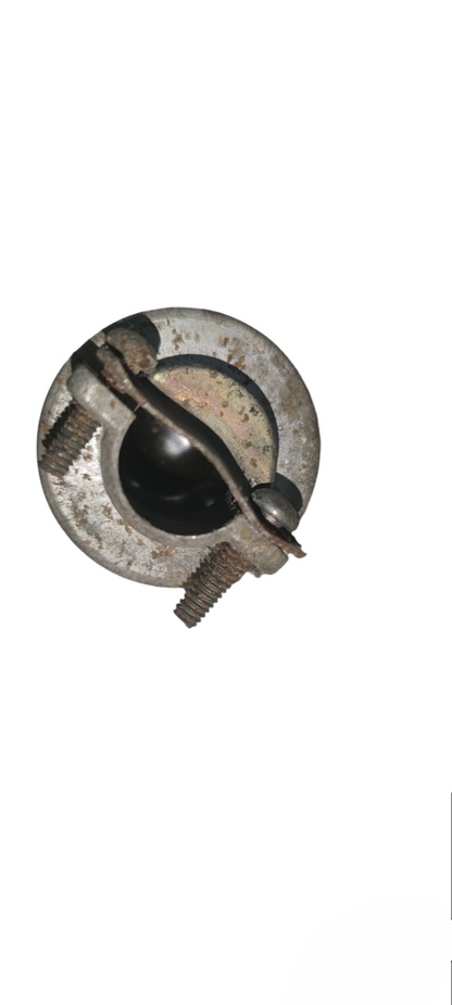 China entrance cap straight clamp type metal pipe fitting with screw bolts and rubber seal for hose entry