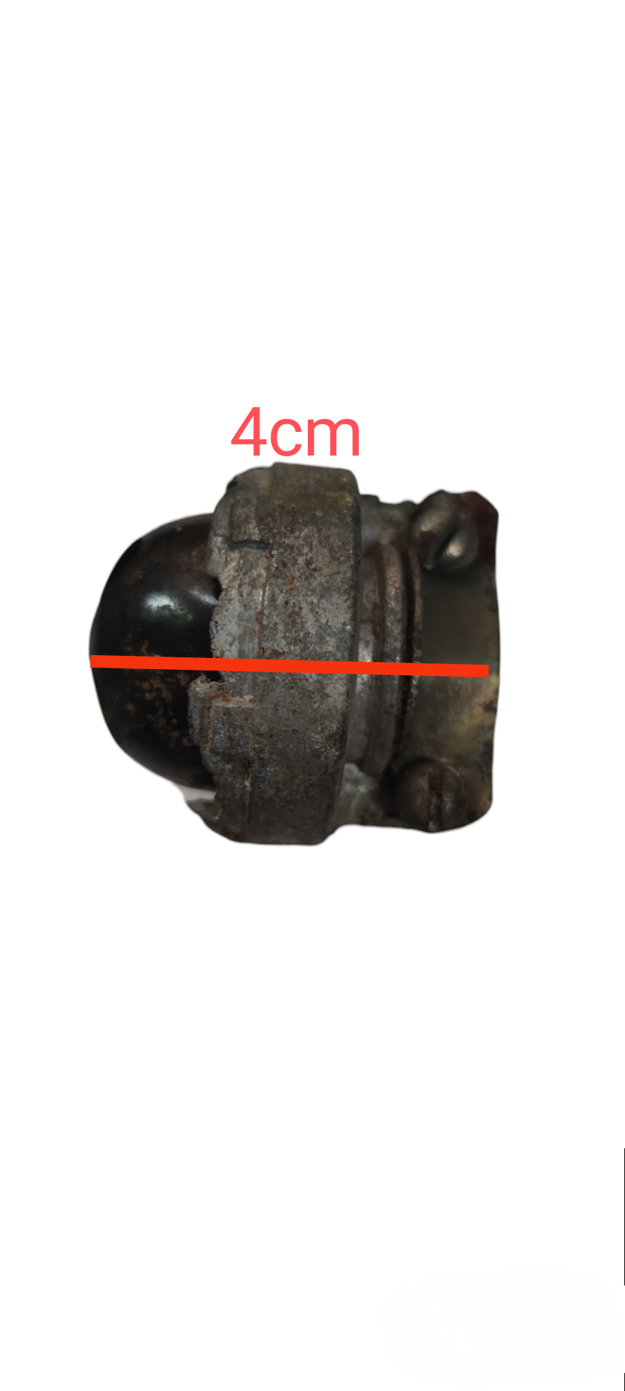 4cm metal entrance cap straight clamp type for pipes and hoses accessories corroded used clamp from China