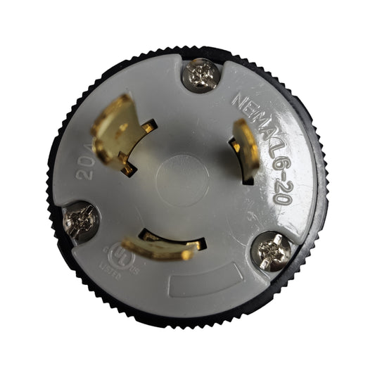 Grippes industrial grade 250V twistlock plug with three durable prongs for secure electrical connections