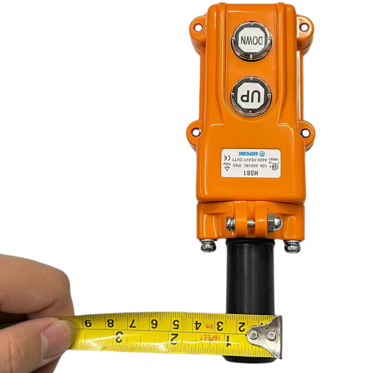 Auspicious Industrial Hoist Push Button Switch, Up and Down Button