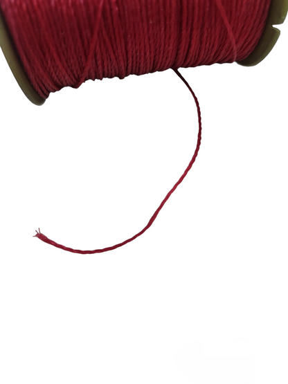 Industrial nylon rope spool red with a durable design for heavy-duty tie-downs and tarps