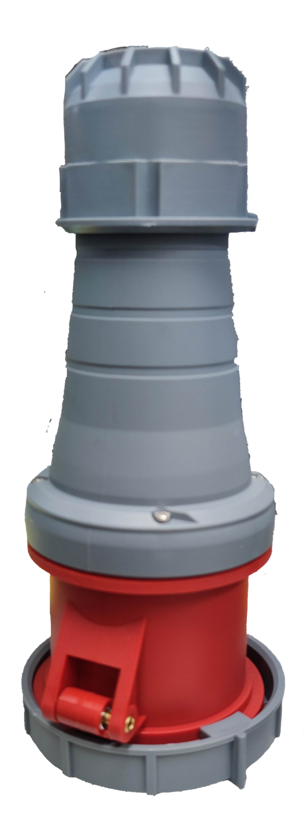 Grippes 125A industrial outlet cord connector designed for reliable electrical connections in industrial settings