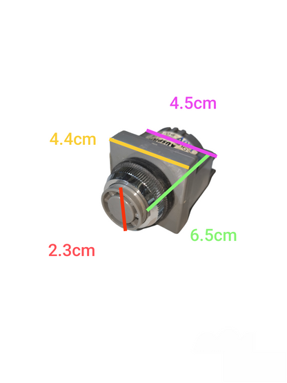 Auspicious industrial panel buzzer 220V with dimensions for easy installation in control panels