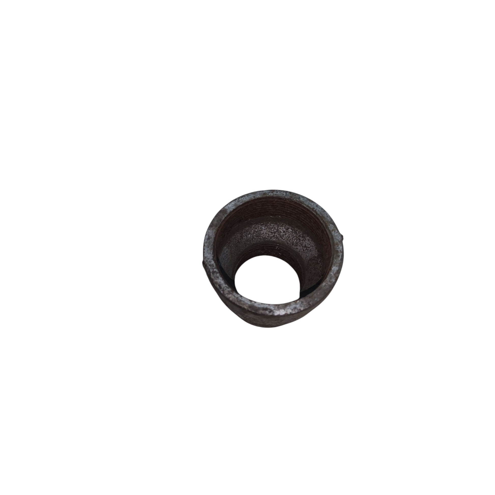Cast iron Water Pipe Reducer 2 Inches Female plumbing fitting with rough finish for pipe connections