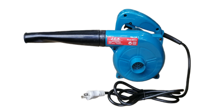 JC Kawasaki blue power tool blower with 500watts 220volts 16000rpm specifications and attached power cord