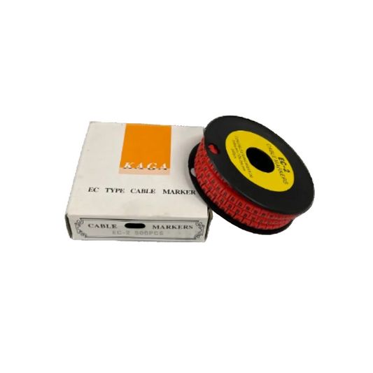 Grippes A Cable Marker Red 500pcs in box for effective cable management and organization