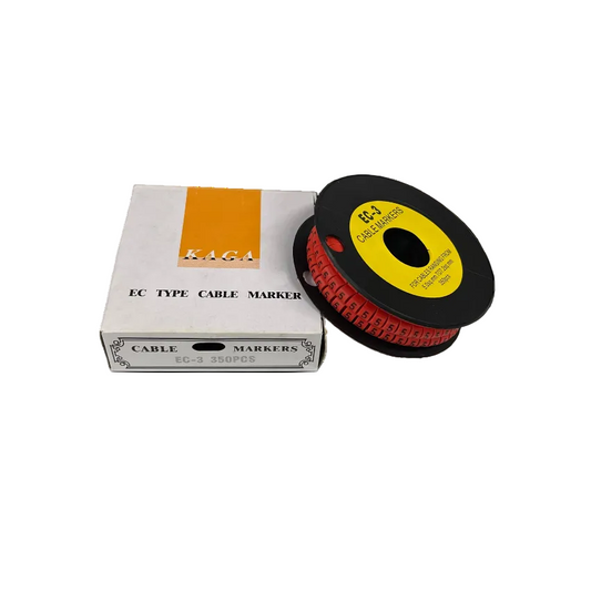 Grippes Cable Marker Red - 5 350pcs for effective cable organization and identification