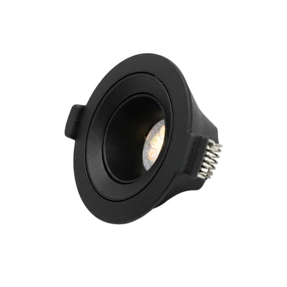 A modern three-light linear wall spotlight fixture in matte black, featuring two adjustable cylindrical heads and one central adjustable spotlight head, shown against a plain white background.