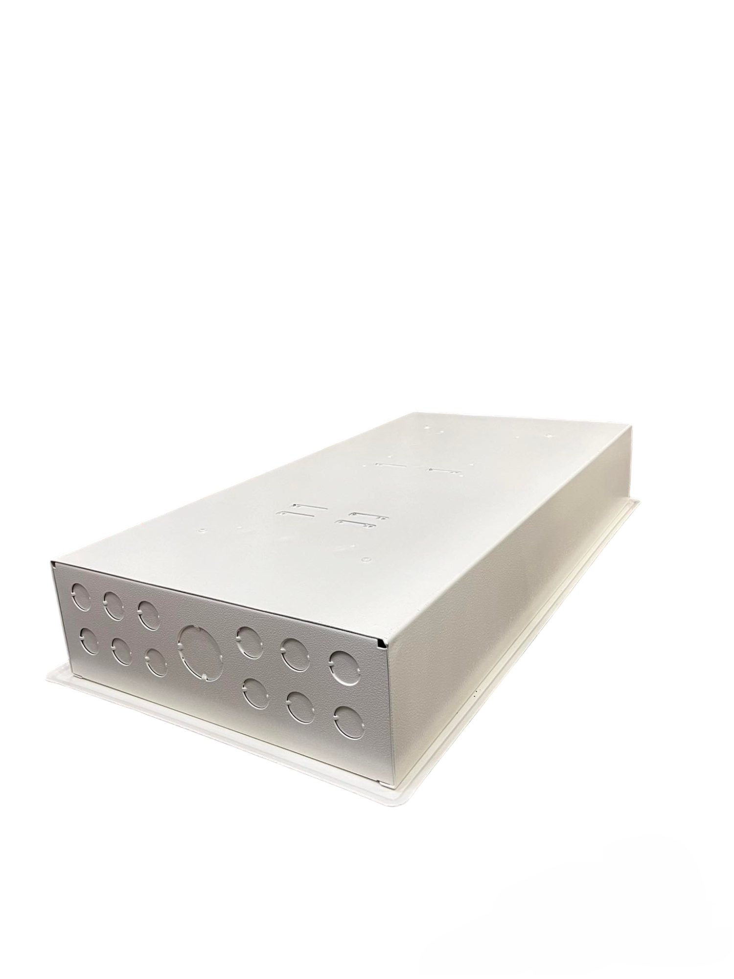 Koten 125a Panel Board with 10 Branches Bolt-on Breaker white metal enclosure with knockout holes