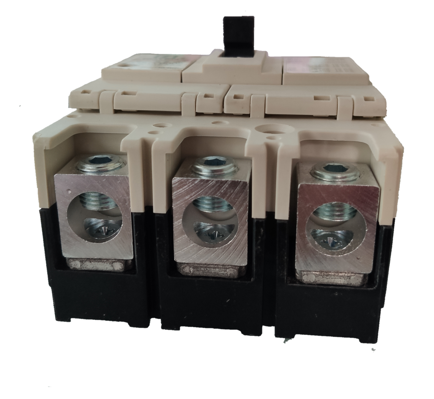Koten 175A Industrial Circuit Breaker 3 Pole with robust metal terminals and beige housing