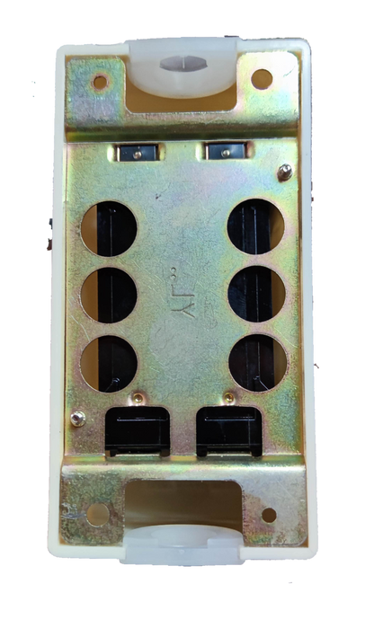 Koten 20A circuit breaker with enclosure showing metal mounting plate and connection points