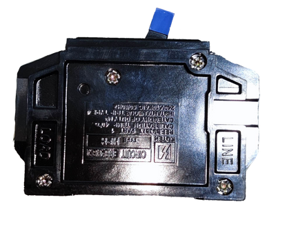 Koten 40A Circuit Breaker Bolt On 3 Phase black molded case with LINE and LOAD markings