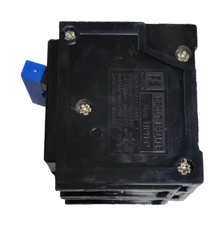 Koten 60A 2 pole circuit breaker black electrical component with blue switch lever