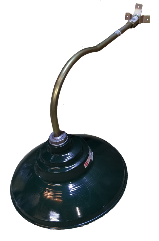 Amco 16 inch lamp cover with E40 socket featuring a curved arm design for stylish lighting installation