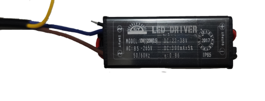 LED driver 300mA for 10W SMD chip with input voltage specifications and waterproof design
