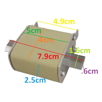 Lindner 160A NH-Type Fuse Link gG-gL 500V AC NH-00 Blade Fuse, Ceramic Fuse