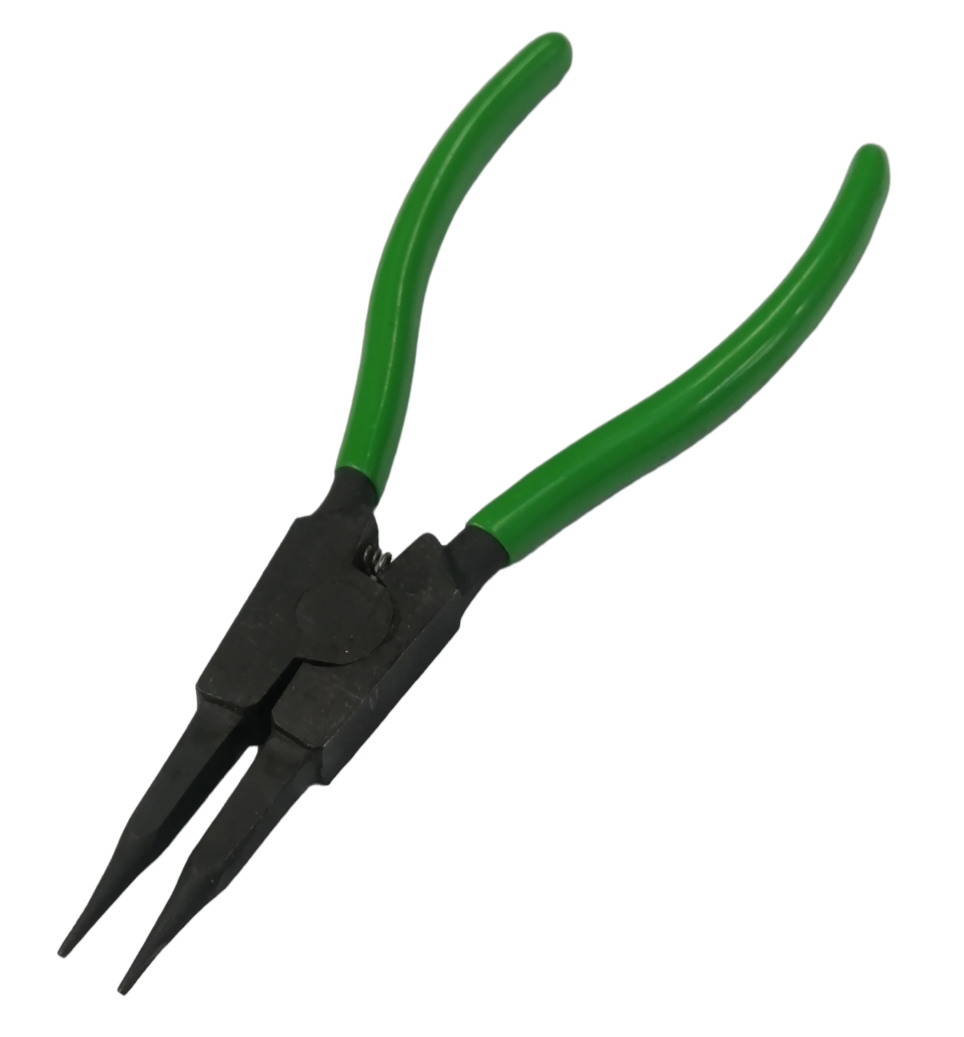 Lobster 175mm External Snap Ring Pliers with Green Hand Grips for Easy Use